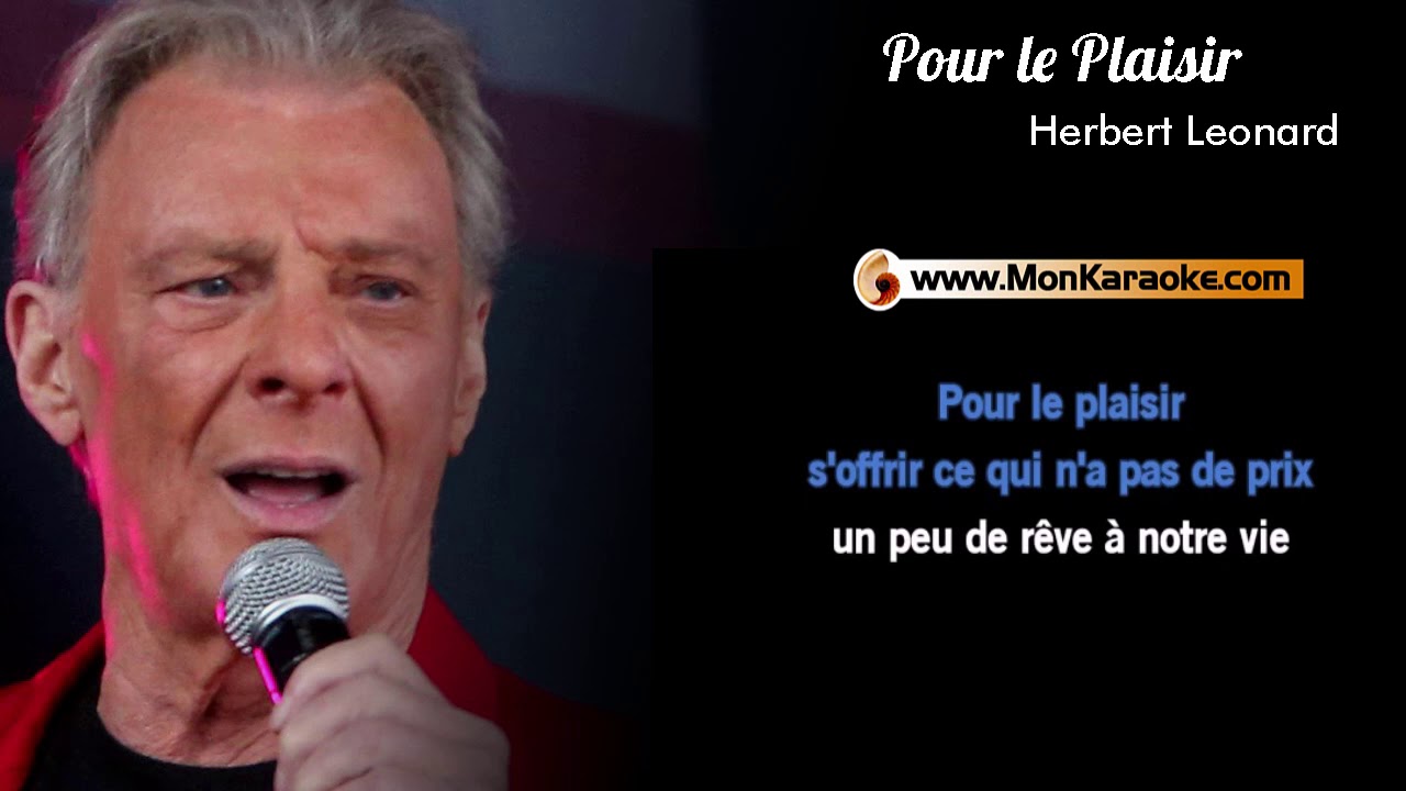 Pour Le Plaisir Paroles Pdf www.youtube.com