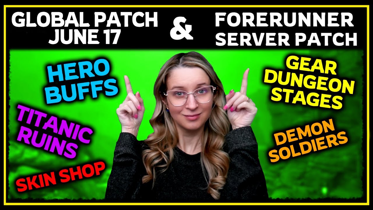 Global Server MASSIVE Update ☑️ Forerunner Patch Notes Watcher of ...