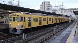 西武鉄道旧2000系2007F  西所沢駅発車