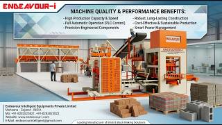 Fully Automatic Fly Ash Bricks & Cement Block Making Machine With Automatic Materials Feeding System