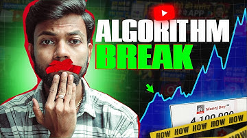 How @ManojDey cheated YouTube Algorithm | Secret reveled|