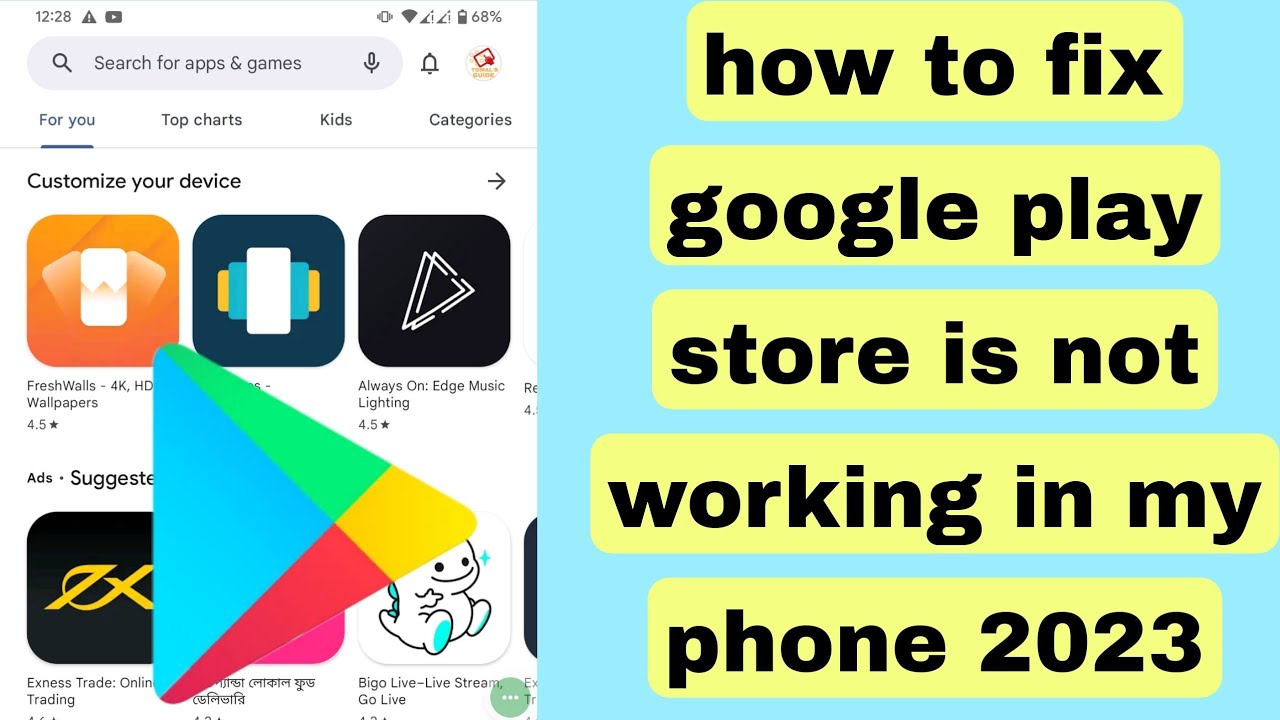How To Fix Google Play Store Is Not Working In My Phone 2023 Play how-to-fix-google-play-store-is-not-working-in-my-phone-2023-play