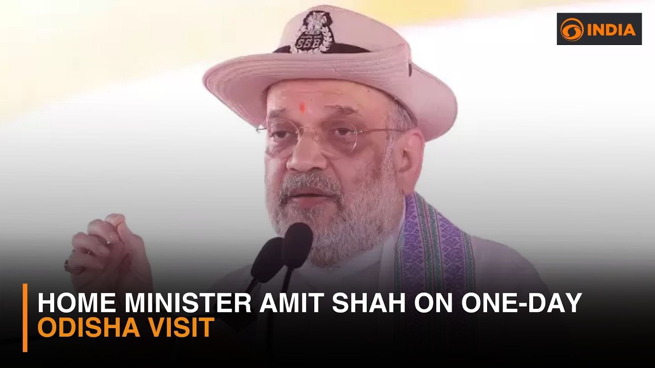 Home Minister Amit Shah on one-day Odisha visit