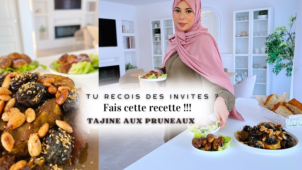 IDÉE REPAS INVITÉS : Tajine aux pruneaux et pommes de terre Grenaillle