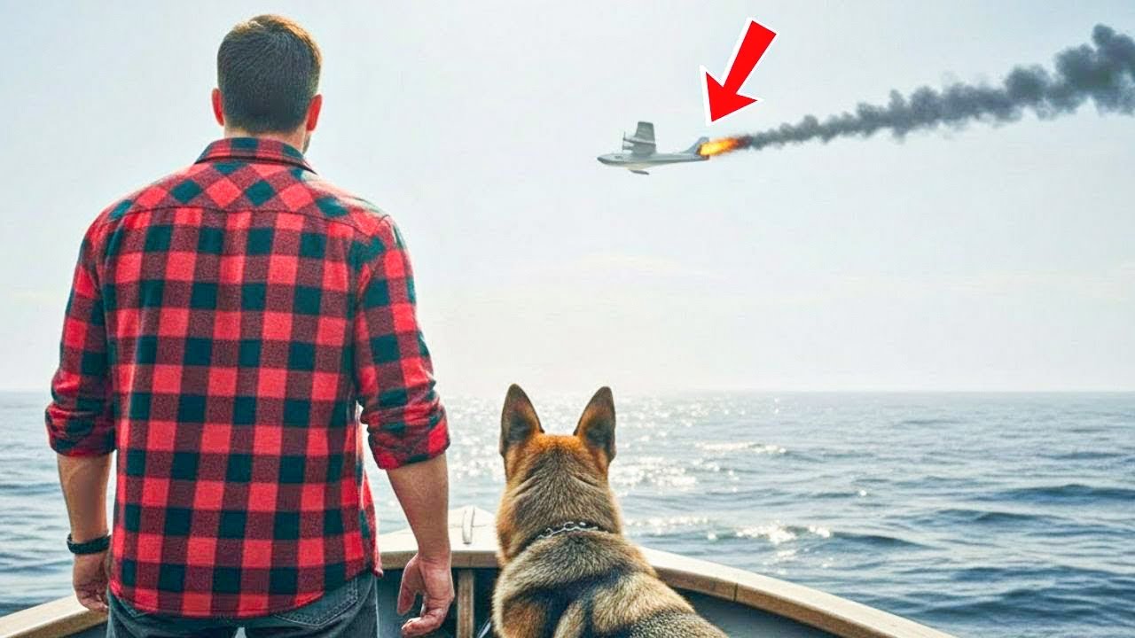 A Burning Plane Fell Into the Sea — God Led a Veteran and His Dog to the Truth