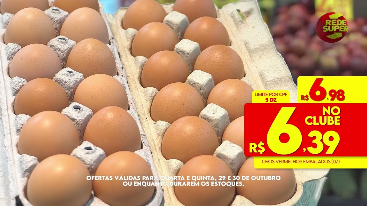 Ofertas válidas para 29 e 30 de outubro de 2025