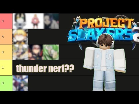 Ranking EVERY Breathing in project slayers 2 | What you should go for?| breathing styles tier list