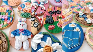 🐣90 Minutes Easter Cookie Decorating #royalicing #easteregg #satisfaying #sugarcookies #eastercookie
