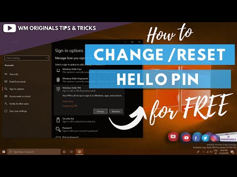 How To Change / Reset PIN Password In Windows 10