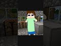 horsehair worm. anthropomorphic minecraft #shorts #minecraft #animation