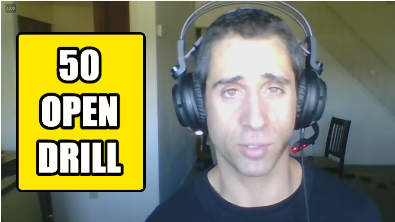 RAPIDLY Improve Your Social Skills With The 50 Open Drill