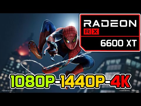 Marvel's Spiderman Remastered || RX 6600 XT + i5 10400F Performance Test || 1080p, 1440p, 4k