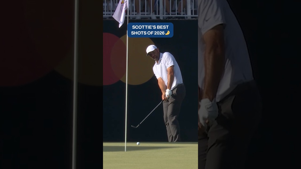 Scottie Scheffler doing Scottie Scheffler things.