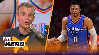 Colin takes issue with the inconsistent coverage of Russell Westbrook and Kevin Durant | THE HERD