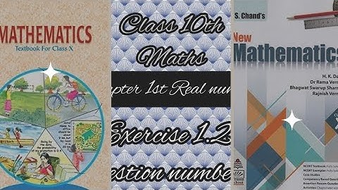 class 10th (Maths) exercise 1.2 question number first part 1