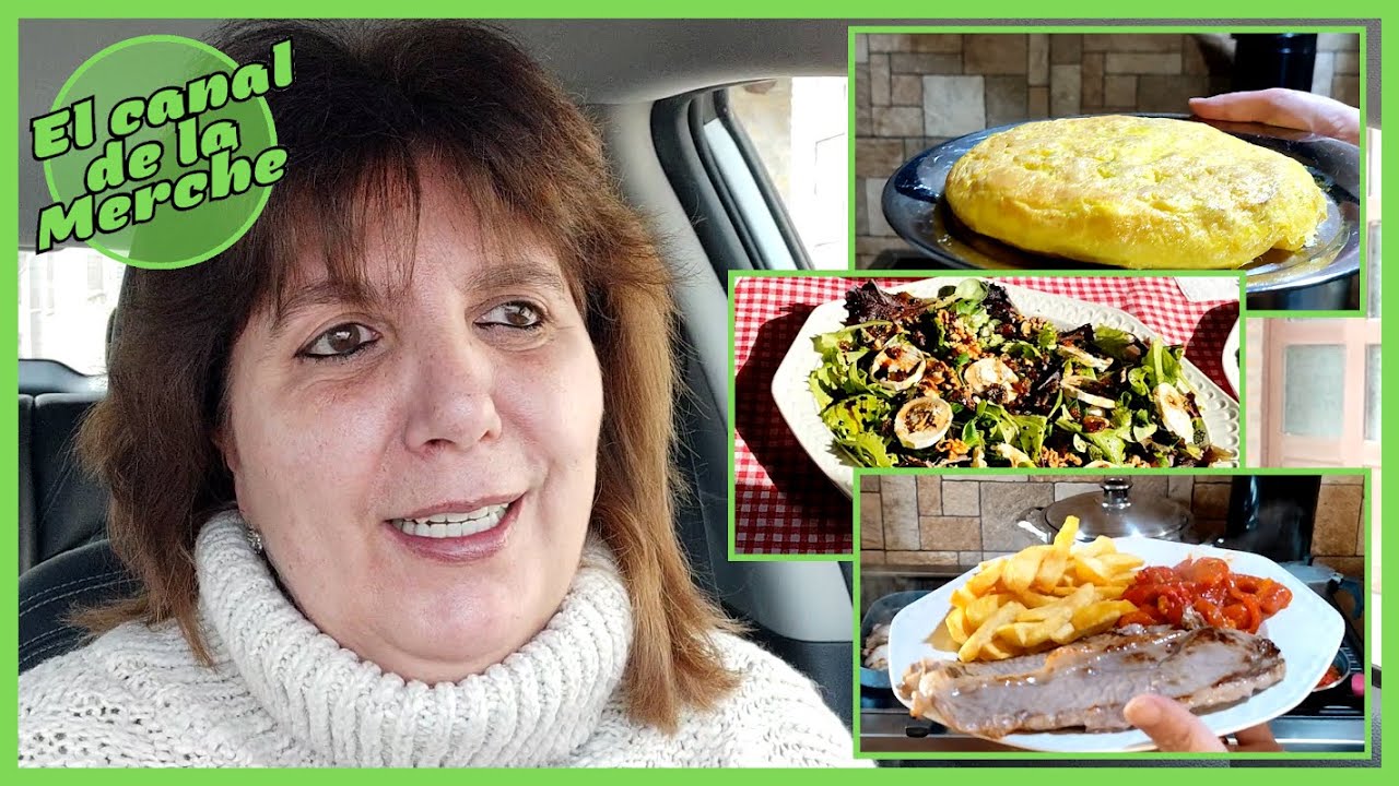 S07/2024: UN DOMINGO CUALQUIERA, PLATOS COMBINADOS, ENSALADA DE BROTES Y TORTILLA DE PATATA.