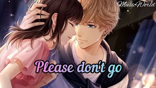 Nightcore - Please don't go ( Lyrics ) Resimi