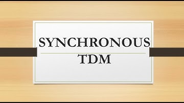 SYNCHRONOUS TIME DIVISION MULTIPLEXING