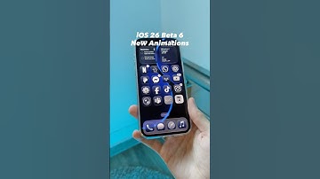 iPhone Update: iOS 26 beta 6 new open & close Animations
