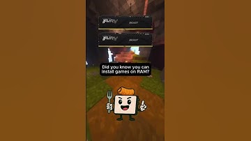 Did you know you can install games on ram? #ram #pcbuild #custompc #nvme #ssd #ddr5 #shorts
