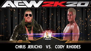 Chris Jericho Vs Cody Rhodes