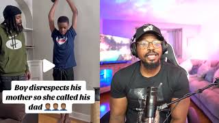 Mom calls Dad over to discipline his son atfer saying “ I can’t stand her black as$”