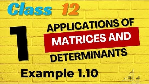 Class 12|Maths|Example1.10|Chapter-1|Applications of Matrices and Determinants|@mathsmasterdhamu9158