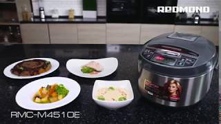 Redmond M4510E Digital LED Multi Cooker Master Chef Lite, 5 Litre, 700W, Grey with Metallic Finish