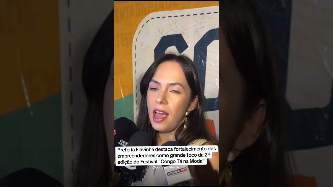 Prefeita Flavinha destaca fortalecimento dos empreendedores como grande foco da 2ª edição do Festiva