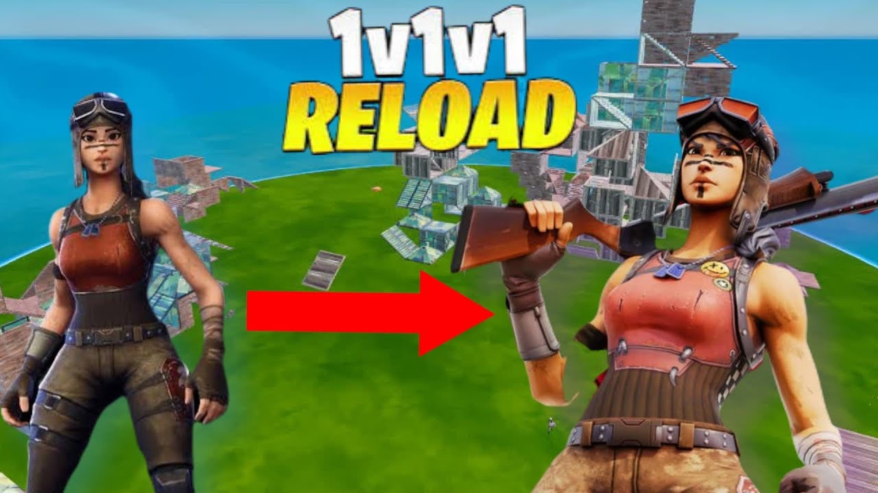 I pretended to be a bot in 1v1v1 reload then actually tried:)