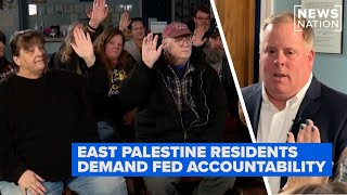 East Palestine residents demand accountability 3 years after train derailment ravaged community