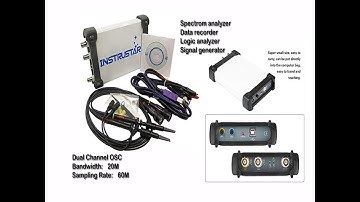 Best Oscilloscope | Low cost | Spectrum analyzer | Logic analyzer | signal generator | data recorder