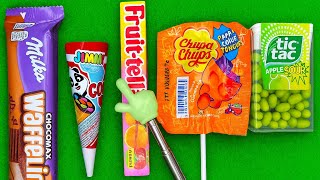 Unboxing Sweet Rainbow Lollipops & Chocolates | ASMR Candy Satisfying Opening