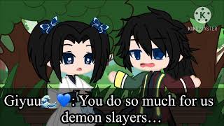 Aoi And Giyuu Wholesomeness Gacha Club Demon Slayer