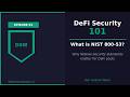 Ep 1 — What is NIST 800-53 and Why Does DeFi Need It? | DeFi Sentinel Watch
