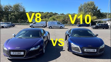 Battle of the Audi R8’s - V8 vs V10 & Manual vs S-Tronic