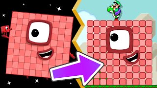 Numberblocks in 2 Dimensions with Luigi!