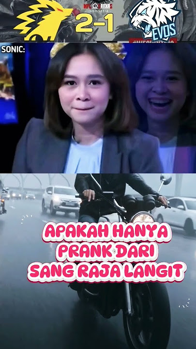 ONIC VS EVOS apakah onic sengaja prank? #onic #evos #shorts