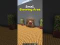 How to Make a Small Brewing Area in Minecraft – Potion Setup | CupSapling #minecraft #shorts #easy