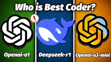Deepseek r1 vs openai o1 vs o3 mini Who is the  Best Coding Model?