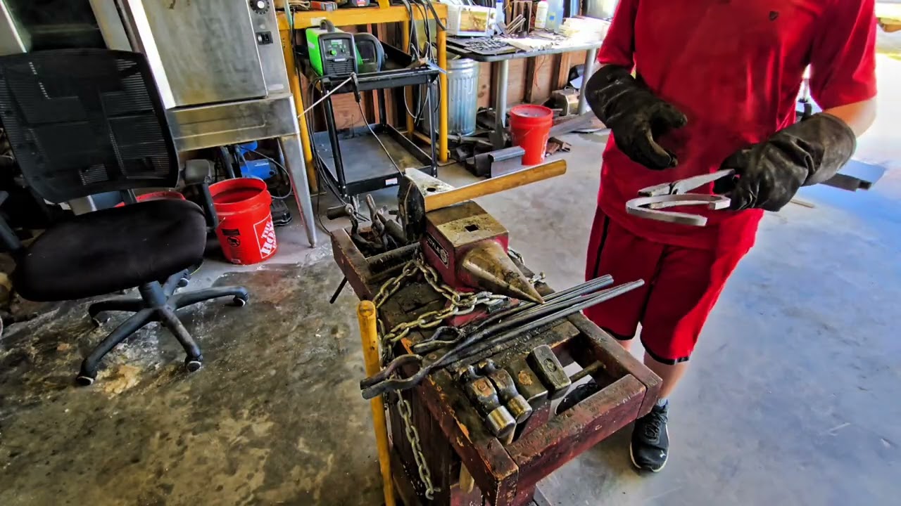 Blacksmithing - Fixing a messed up Scroll