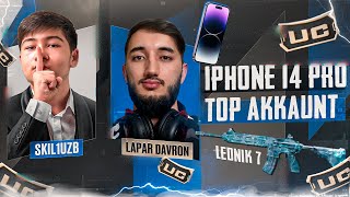 Bunaqasi Bumagan Xali Iphone 14 Pro Va Top Lednik 7 Akkaunt Yutvolilar