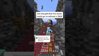 Bro thought that this stash could go unnoticed in 2b2t 💀 | #2b2t #minecraft #shorts
