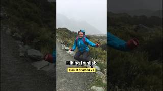 Before & After Modest Adventure Wear Hiking In Hijab