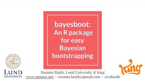 bayesboot: An R package for easy Bayesian bootstrapping