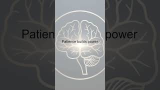 Patience builds power – Mental Strength Rule #shorts