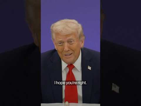 Trump tells Nvidia's CEO - You're taking over the world #tech #shorts