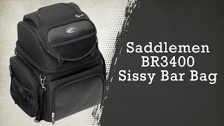 Saddlemen BR3400 Sissy Bar Bag