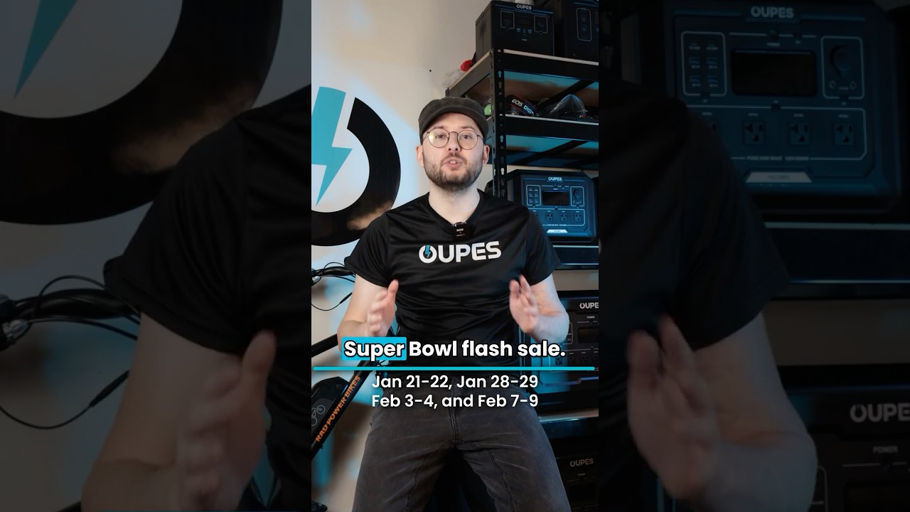 OUPES Members Day Sale Starts NOW 🏷️⚡🔋#oupes #powerstation #superbowl
