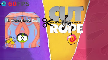 Cut the Rope: Level 5-1 To 5-25 , 3 Stars With HINTS , iOS/Android Walkthrough